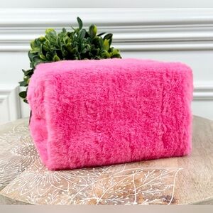 Bright Pink Cosmetic Case